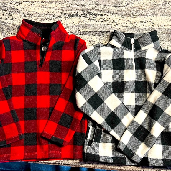 Three Children’s Place quarter zip fleece pullovers sz 5/6 - Picture 2 of 9